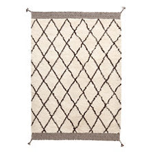 Kenzi wool rug crosshatch pattern
