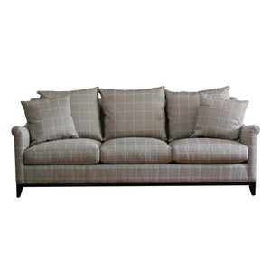 Jules Sofa with check fabric