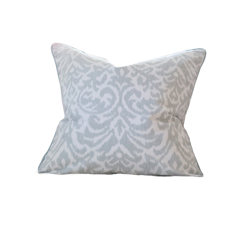 Hawthorne House Bespoke 22 x 22 Warp Print Damask Pillow