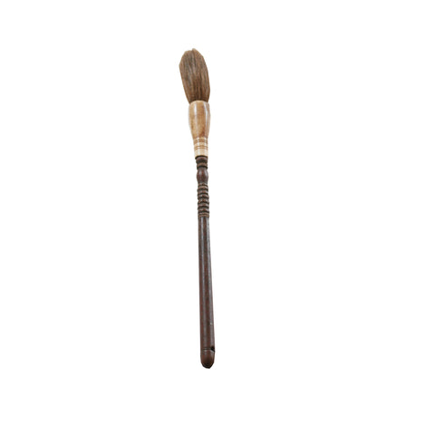 Early 20th century Chinese calligraphy brush in brown