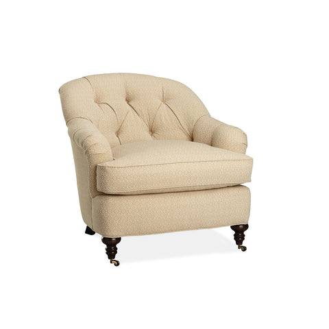 The Andrew Tufted Club Chair in neutral