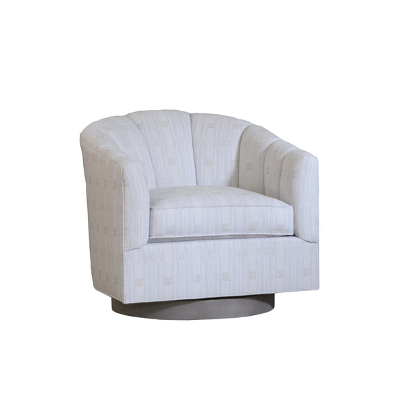 The Lady Swivel Chair in indoor/outdoor fabric