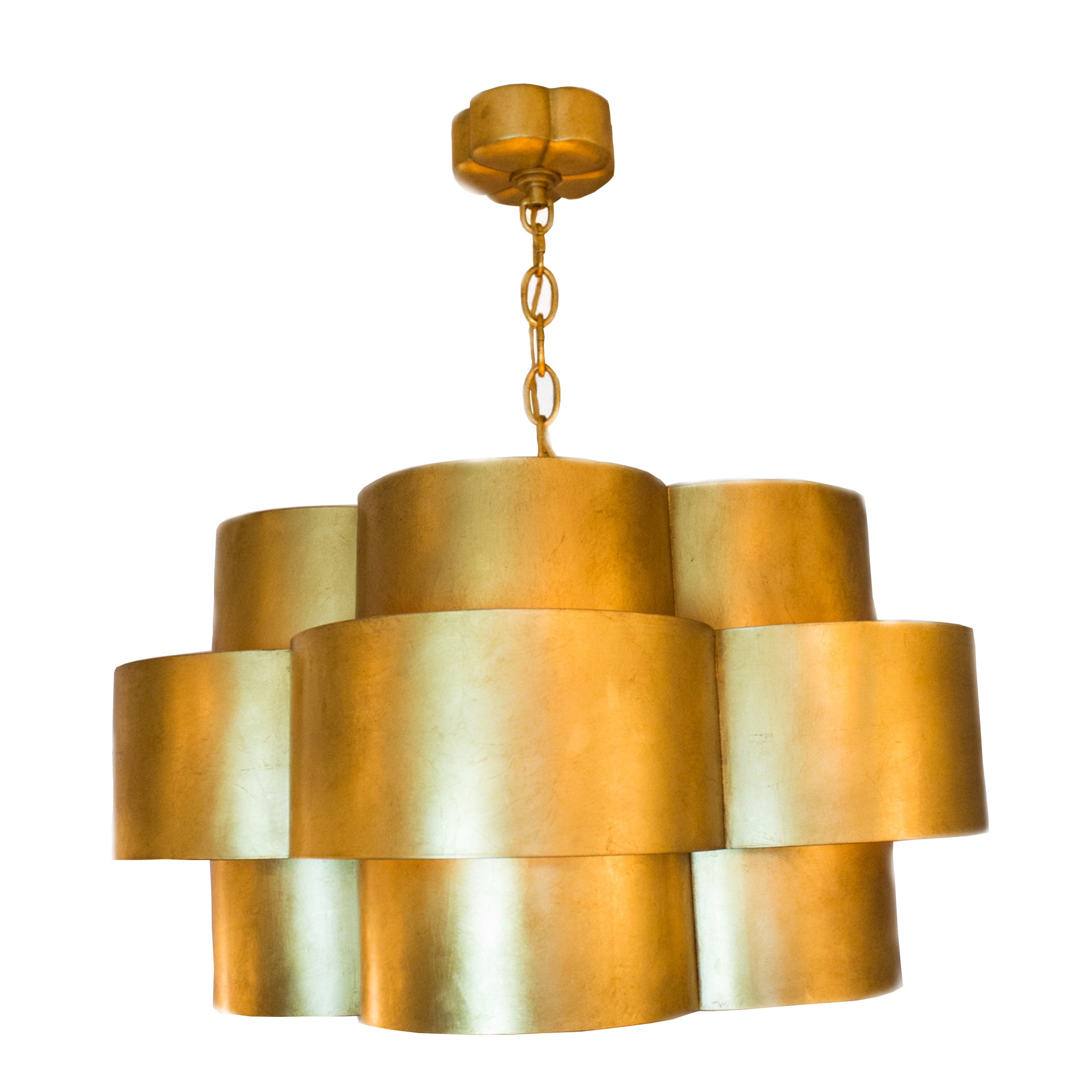 Arabelle Hanging Shade Chandelier in Gild