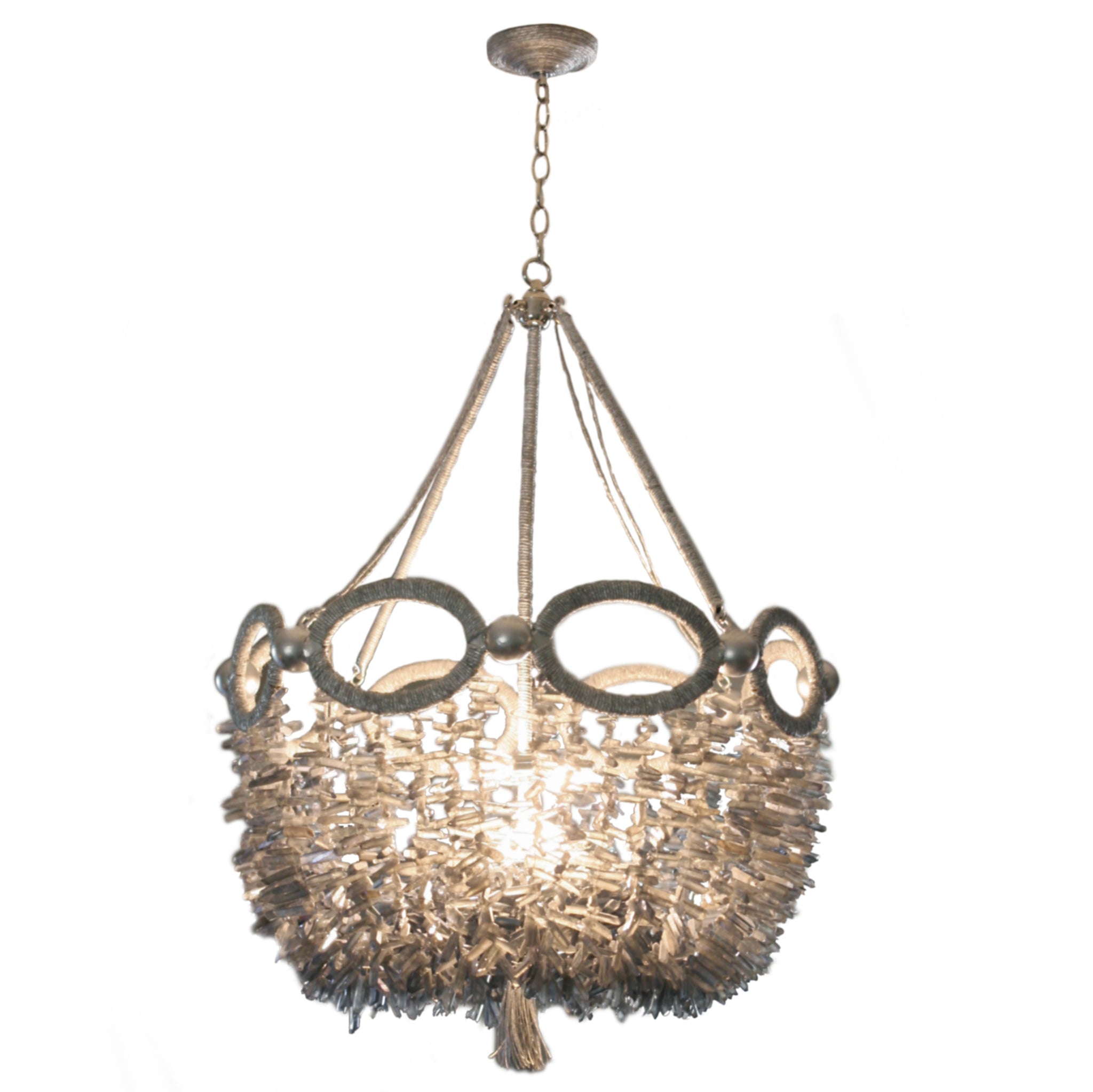  Fiona Chandelier from Ro Sham Beaux in blue quartz