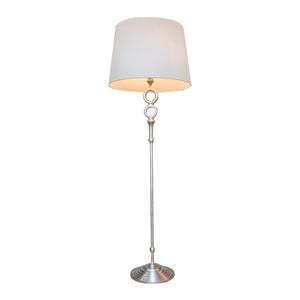 Bristol Floor Lamp by AERIN for Visual Comfort & Co. in Burnished Silver Leaf