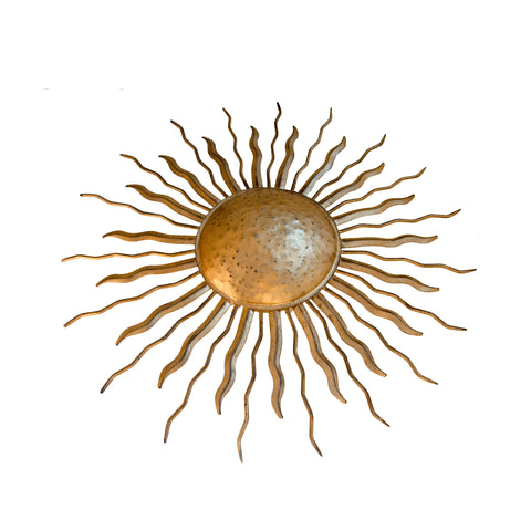 Ré Flush Mount by Suzanne Kasler for Visual Comfort & Co. in Gilded Iron with Wax.