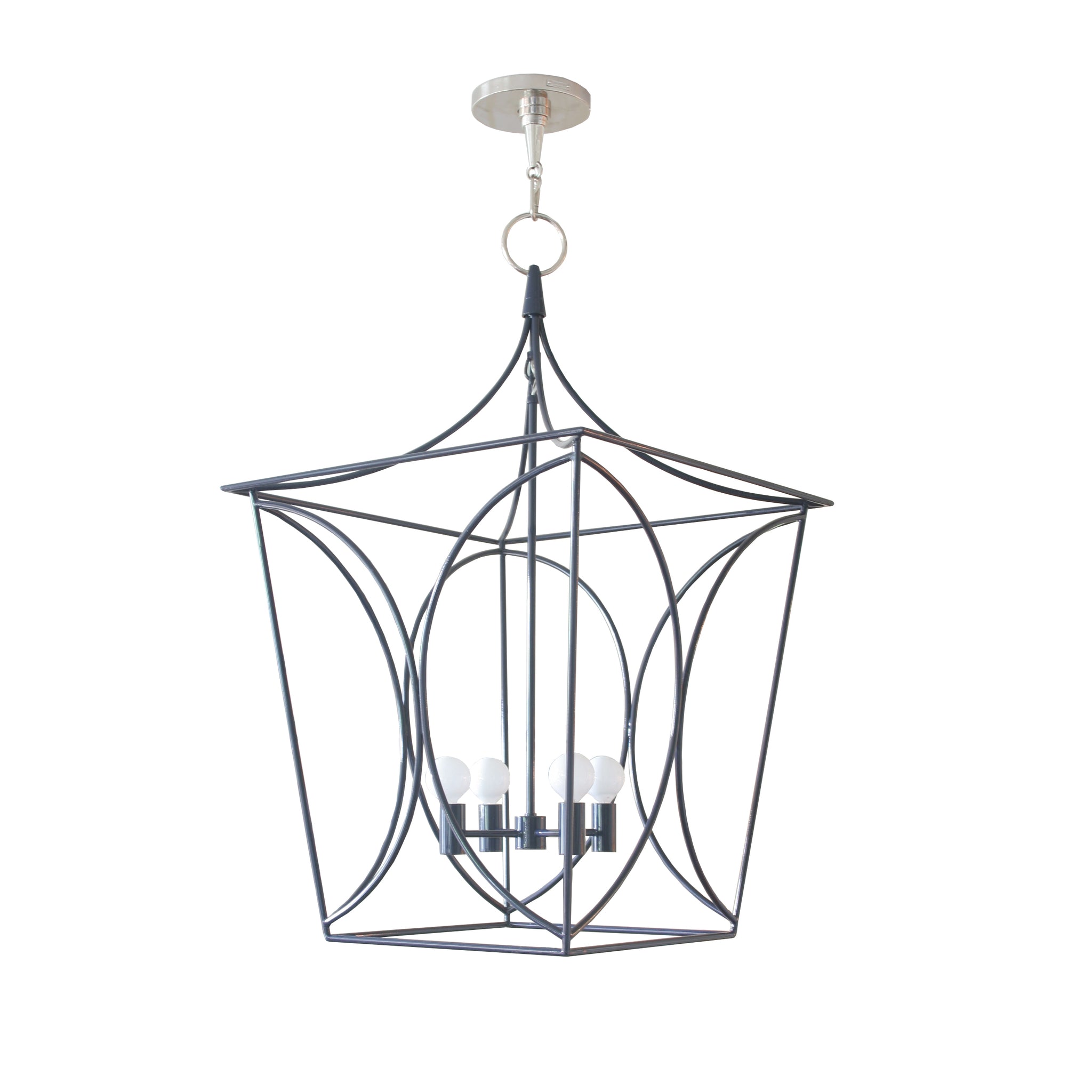 cavanagh lantern in navy blue