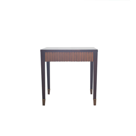 fluted side table