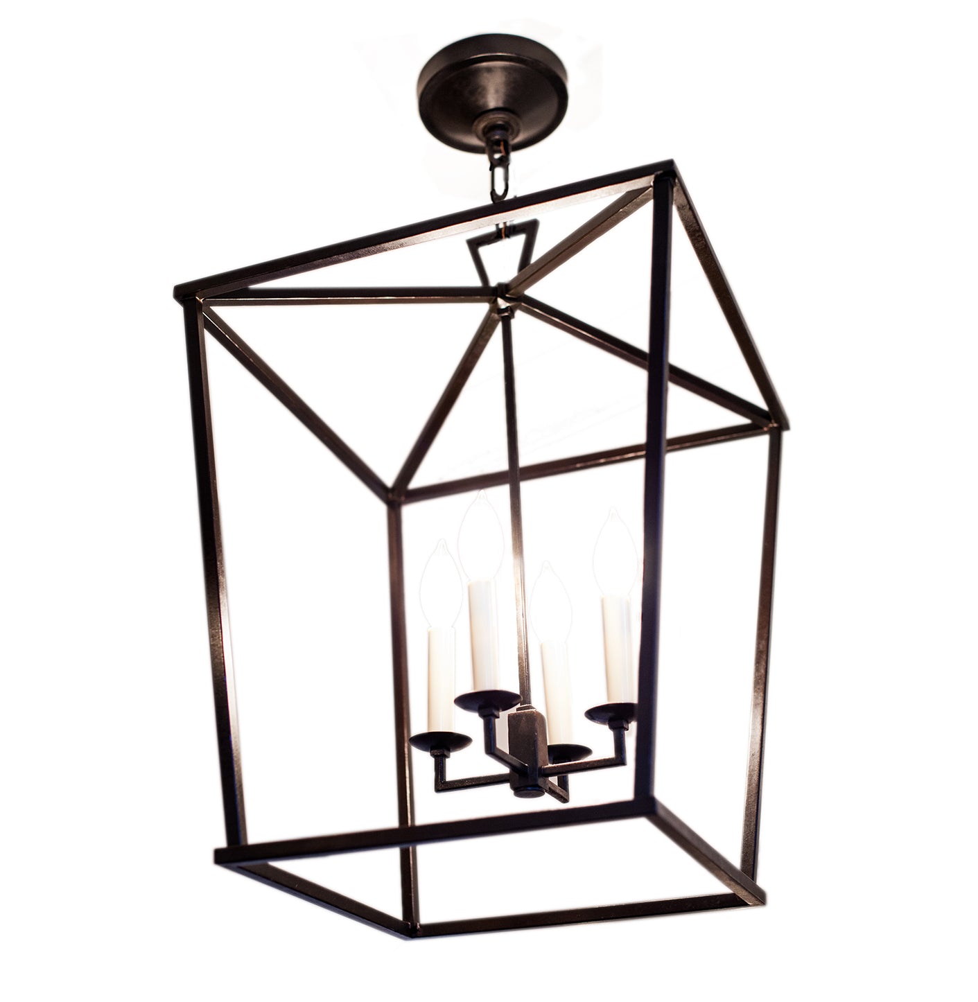 Darlana medium lantern in Aged Iron