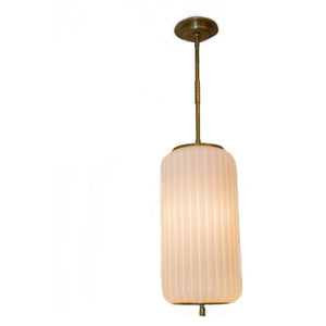 Eden medium pendant in antique burnished brass