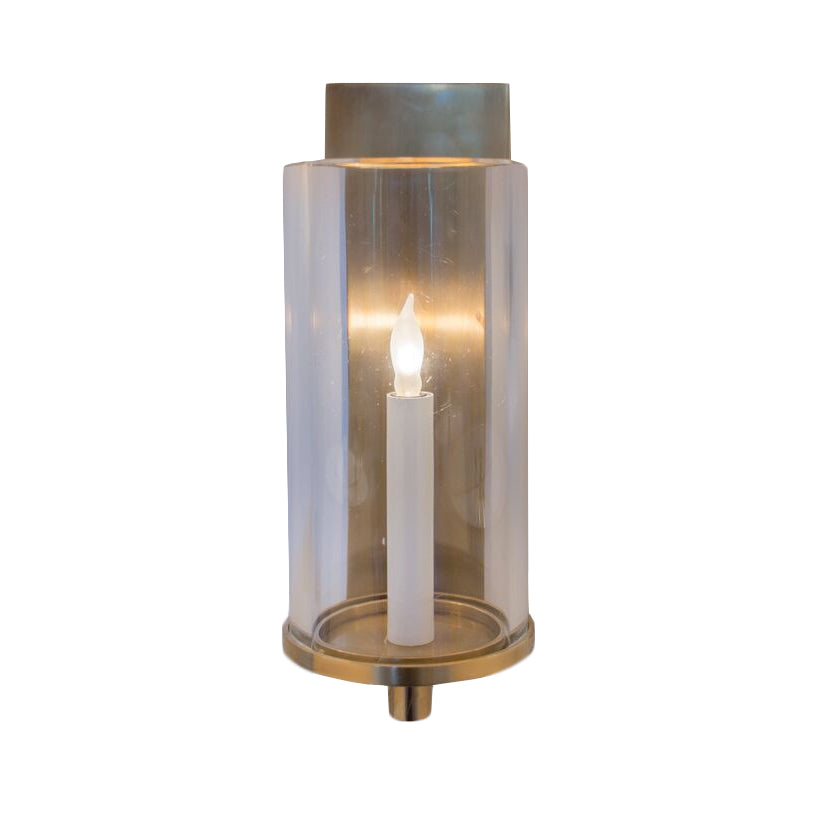 Deauville Single Sconce in Hand-Rubbed Antique Brass