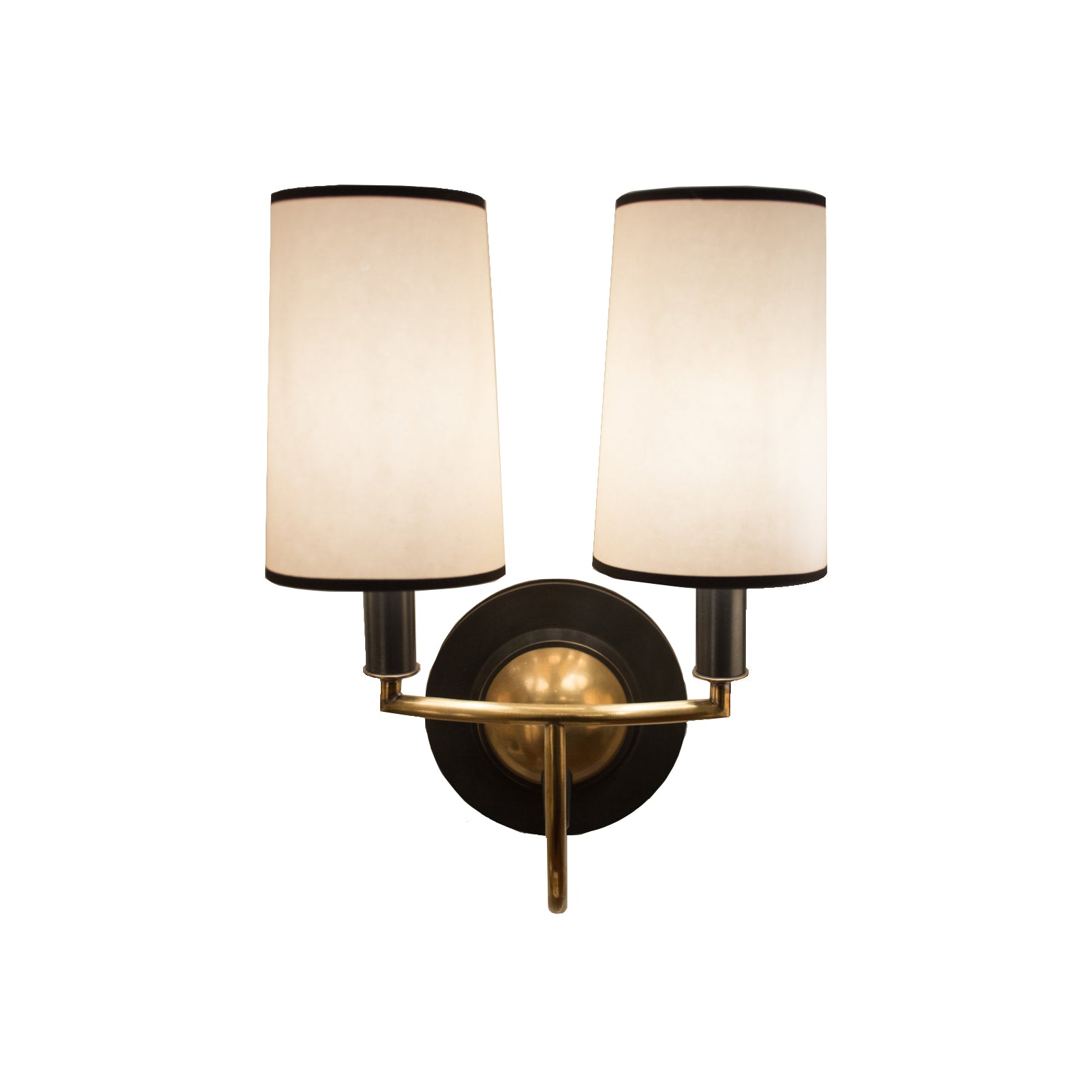 Elkins Double Sconce in Hand-Rubbed Antique Brass