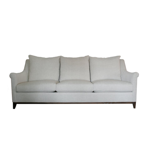 Jules sofa from Hickory Chair in solid natural woven