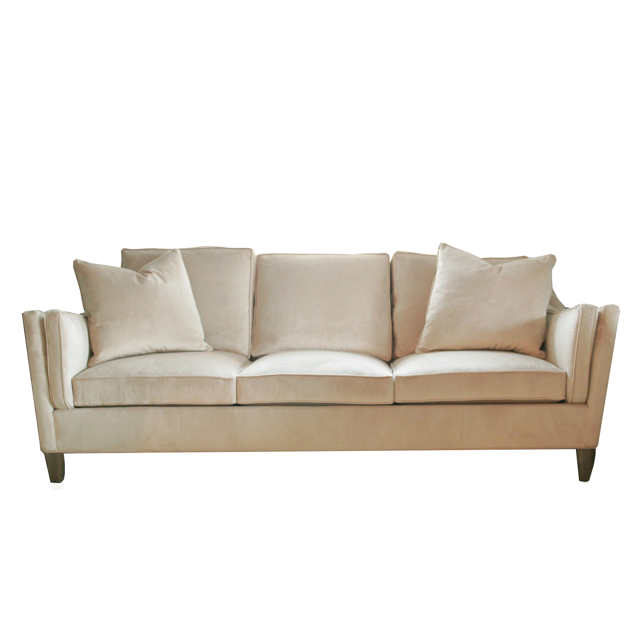 The Lake sofa by Hable in gold velvet