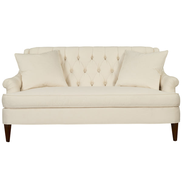 The Marler Tufted Sofa in cream