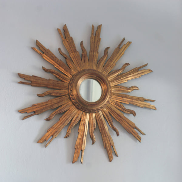 Vignette Small Starburst mirror in gold