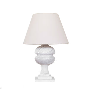 Desmond Table Lamp in White Marble