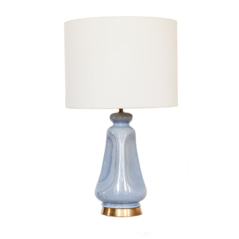 Kapila Table Lamp in Polar Blue Crackle