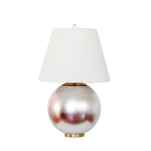 Morton Table Lamp by AERIn for Visual Comfort & Co. in Burnished Silver Leaf